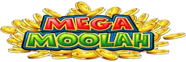 Mega Moolah slot logo by Games Global at Spinju Casino